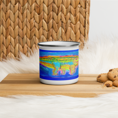 Florida Alligator - Enamel Mug
